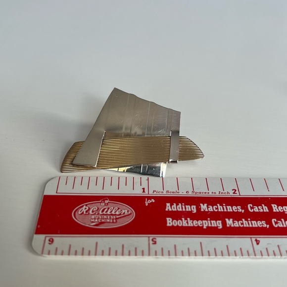 KDTR Kathleen Doyle Tom Reardon Modern Abstract Sterling Gold Tone Earrings - Picture 13 of 15